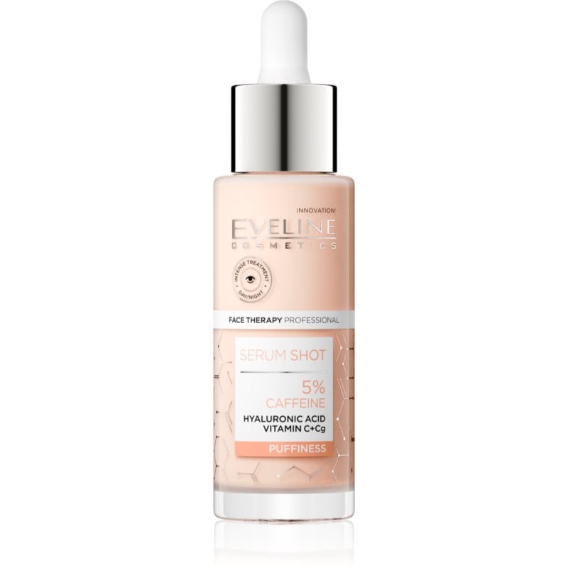 Eveline Cosmetics Serum Shot 5% Caffeine серум за освежаване зоната около очите