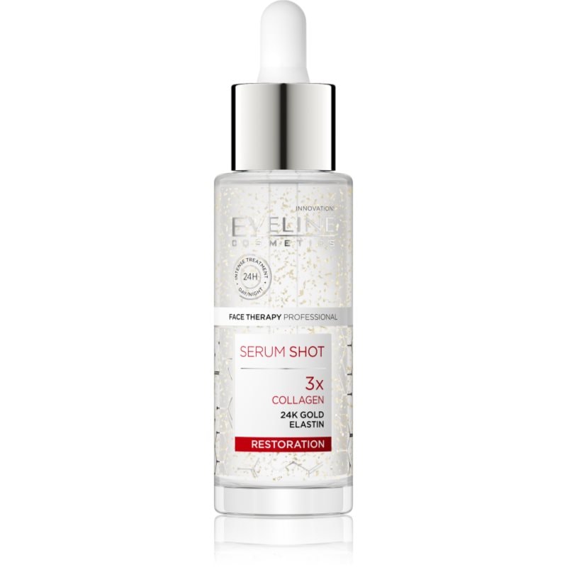 Eveline Cosmetics Serum Shot 3x Collagen обновяващ серум с колаген - Грижа за лице - Сравни цени от 1 магазин с безплатна доставка