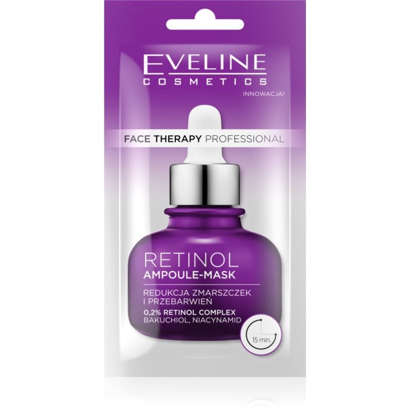 Eveline Cosmetics Face Therapy Retinol маска-крем против първите признаци на стареене на кожата