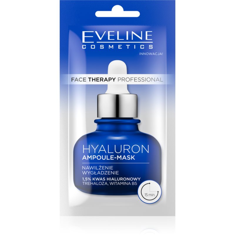Eveline Cosmetics Eveline Cosmetics Face Therapy Hyaluron маска-крем с хидратиращ ефект - Унисекс парфюм 8мл - Сравни цени от 1 магазин с безплатна доставка