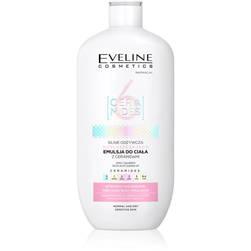 Eveline Cosmetics 6 Ceramides емулсия за тяло за нормална и суха кожа - Грижа за тяло - Сравни цени от 1 магазин с безплатна доставка