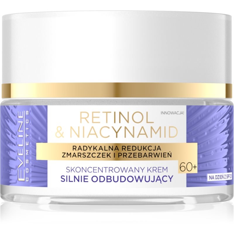 Eveline Cosmetics Eveline Cosmetics Retinol & Niacynamid възстановяващ дневен крем 60+ SPF 20 - Унисекс парфюм 50мл - Сравни цени от 1 магазин с безплатна доставка