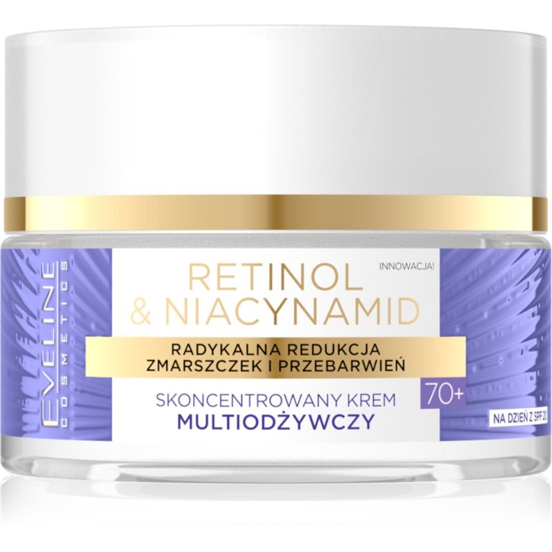 Eveline Cosmetics Retinol & Niacynamid подхранващ дневен крем 70+ SPF 20