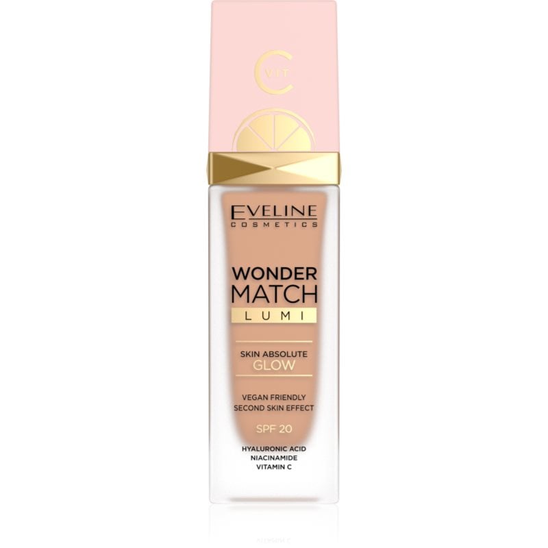 Eveline Cosmetics Wonder Match Lumi хидратиращ фон дьо тен с изглаждащ ефект SPF 20