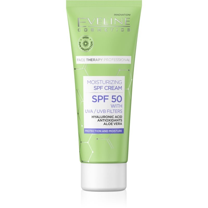 Eveline Cosmetics Face Therapy Professional дневен хидратиращ крем SPF 50