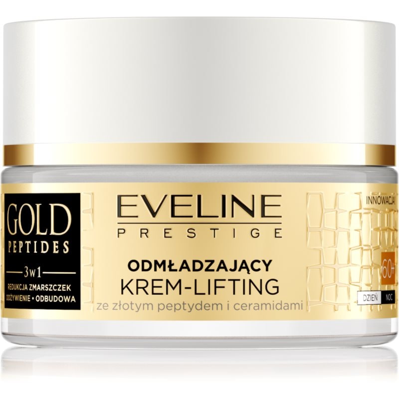 Eveline Cosmetics Eveline Cosmetics Gold Peptides интензивен лифтинг крем 60+ - Унисекс парфюм 50мл - Сравни цени от 1 магазин с безплатна доставка