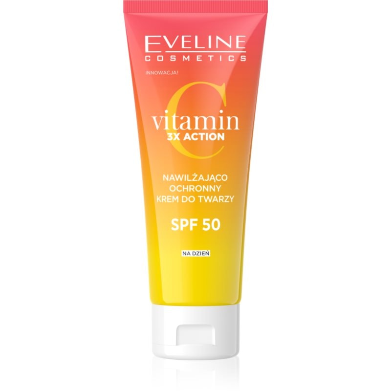 Eveline Cosmetics Vitamin C 3x Action хидратиращ дневен крем SPF 50 - Грижа за лице - Сравни цени от 1 магазин с безплатна доставка