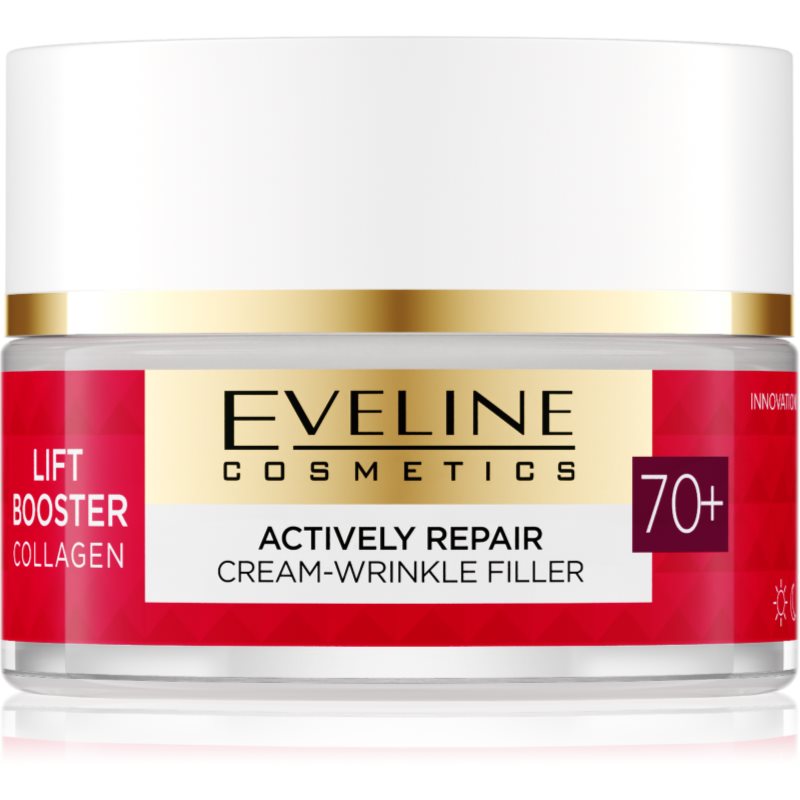 Eveline Cosmetics Lift Booster Collagen Хидратиращ и подхранващ крем за бръчки 70+ - Грижа за лице - Сравни цени от 1 магазин с безплатна доставка