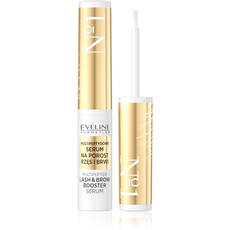 Eveline Cosmetics No. 1 стимулиращ серум за растеж на мигли и вежди с пептиди - Грим - Сравни цени от 1 магазин с безплатна доставка