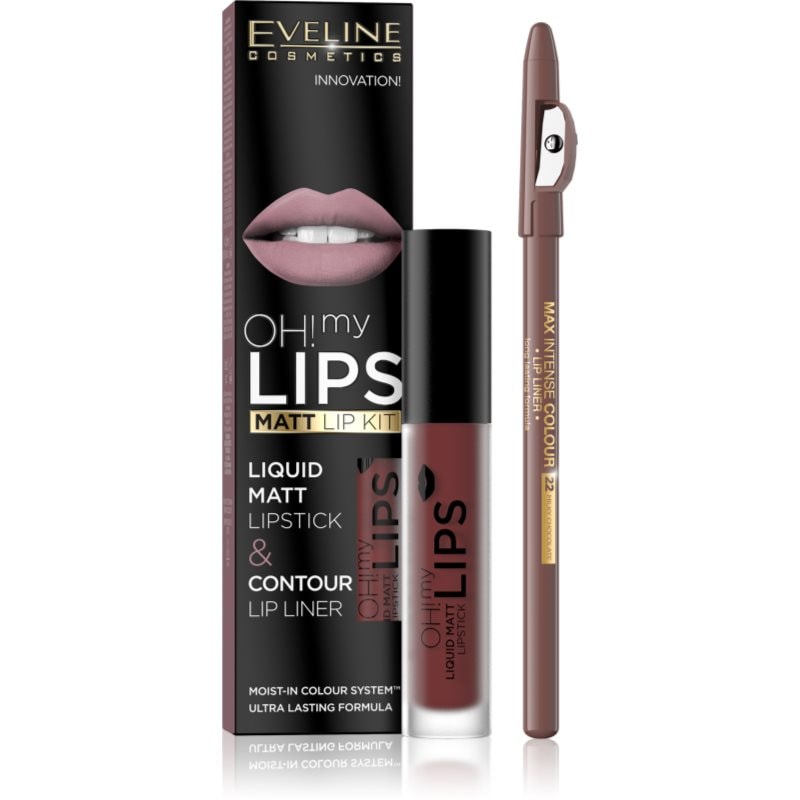 Eveline Cosmetics OH! my LIPS Matt комплект за устни 16 - Комплект - Сравни цени от 1 магазин с безплатна доставка