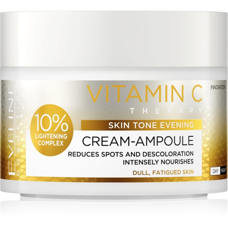 Eveline Cosmetics Cream-Ampoule Vitamin C интензивен крем, намаляващ зачервяването на кожата - Грижа за лице - Сравни цени от 1 магазин с безплатна доставка