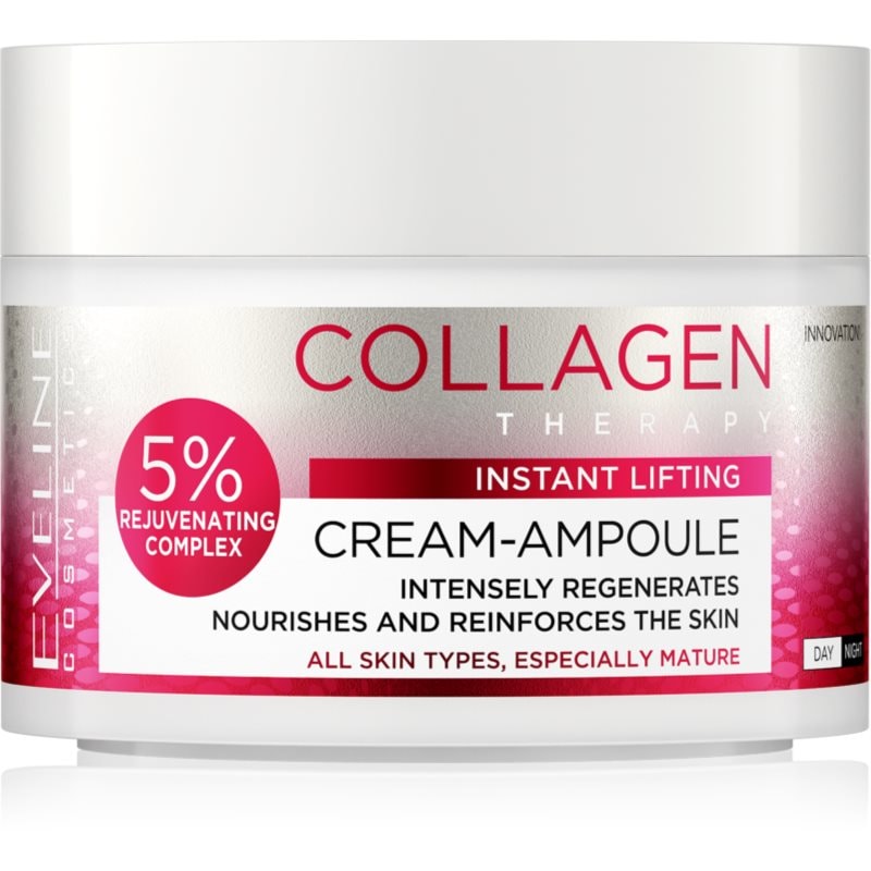 Eveline Cosmetics Cream-Ampoule Collagen интензивно подхранващ крем с лифтинг ефект - Грижа за лице - Сравни цени от 1 магазин с безплатна доставка