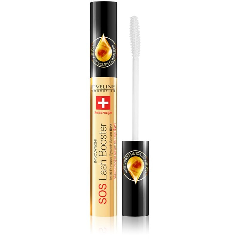 Eveline Cosmetics SOS Lash Booster възстановяващ растежа на миглите серум с регенериращ ефект