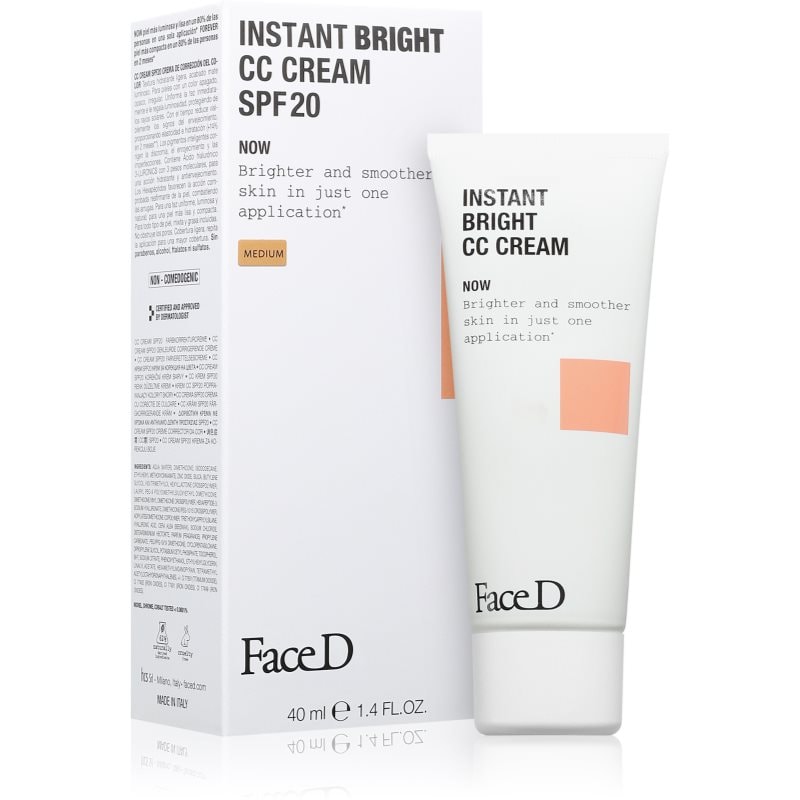 Face D Instant Bright хидратиращ СС крем SPF 20 - Грим - Сравни цени от 1 магазин с безплатна доставка