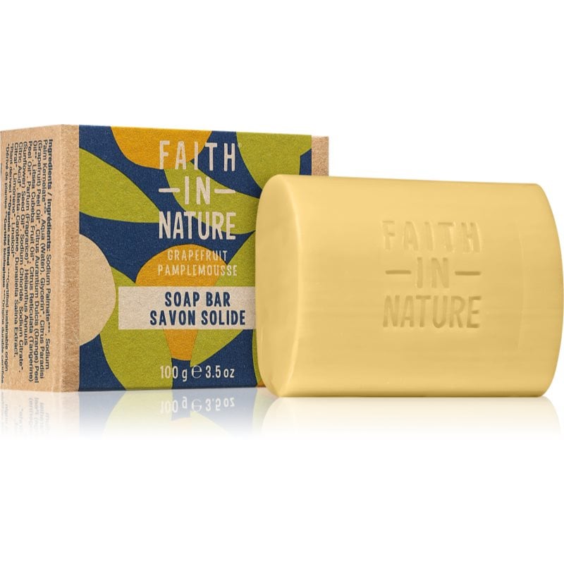 Faith In Nature Hand Made Soap Grapefruit естествен твърд сапун