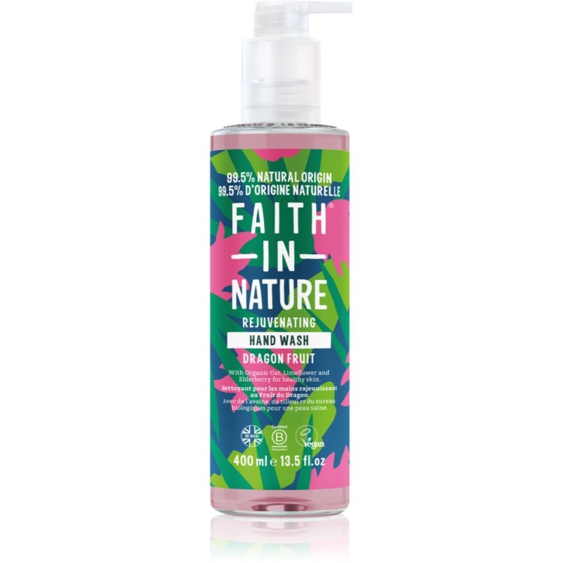 Faith In Nature Dragon Fruit натурален течен сапун за ръце с ревитализиращ ефект - Грижа за тяло - Сравни цени от 1 магазин с безплатна доставка