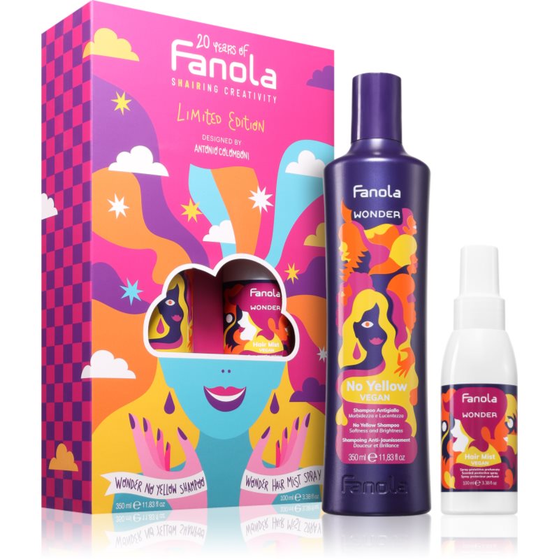 Fanola Wonder Set подаръчен комплект за блонд коса и коса с кичури - Комплект - Сравни цени от 1 магазин с безплатна доставка