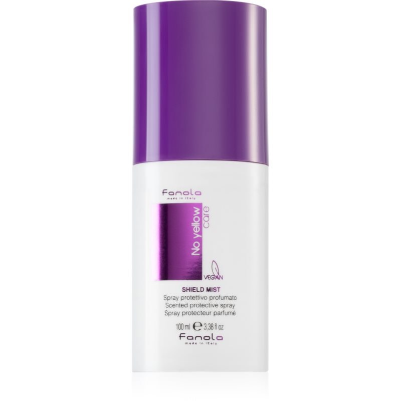 Fanola No Yellow Shield Mist защитна мъгла за блонд коса и коса с кичури - Грижа за коса - Сравни цени от 1 магазин с безплатна доставка