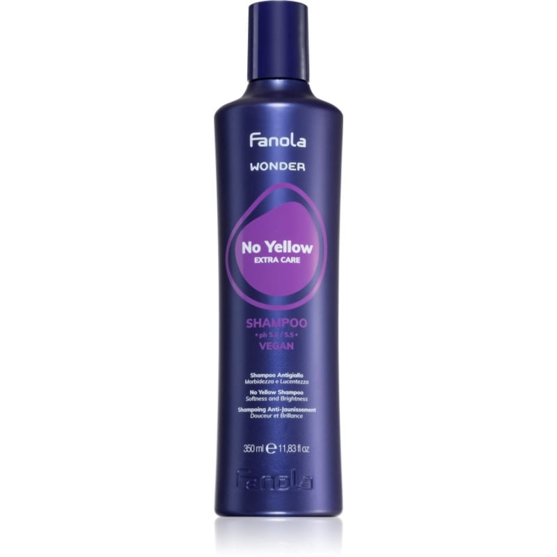 Fanola Wonder No Yellow Extra Care Shampoo шампоан, неутрализиращ жълтите нюанси