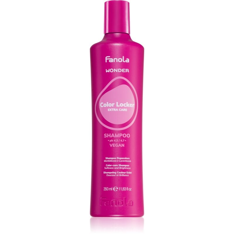 Fanola Wonder Color Locker Extra Care Shampoo озаряващ и подсилващ шампоан за ядисана коса
