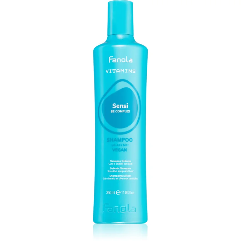 Fanola Vitamins Sensi Delicate Shampoo нежен почистващ шампоан с успокояващ ефект - Грижа за коса - Сравни цени от 1 магазин с безплатна доставка