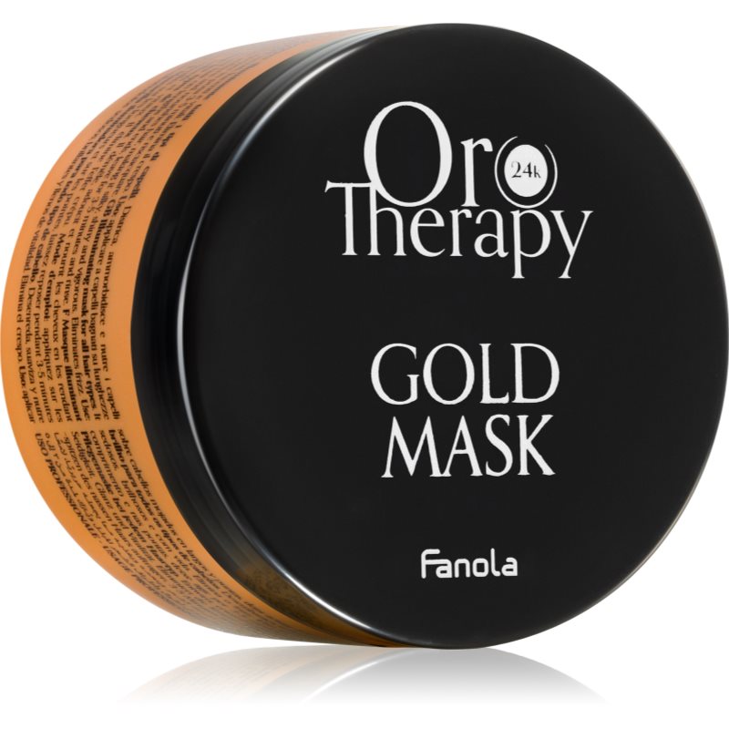 Fanola Fanola Oro Therapy Gold Mask хидратираща маска за суха и непокорна коса - Унисекс парфюм 300мл - Сравни цени от 1 магазин с безплатна доставка