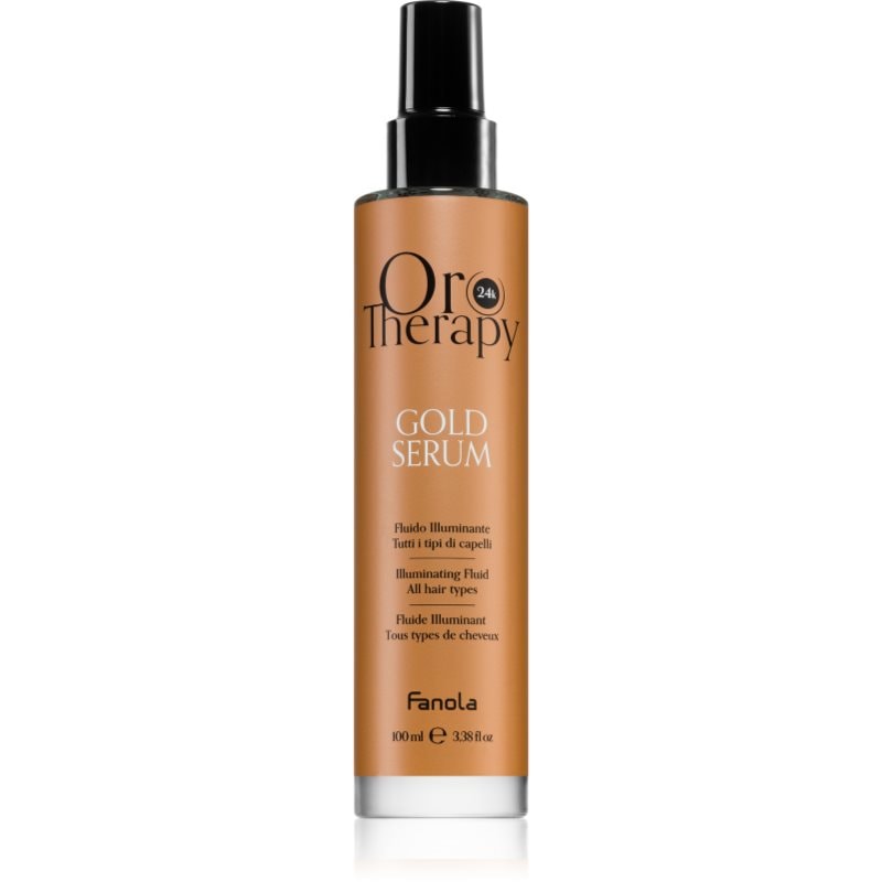 Fanola Oro Therapy Gold Serum серум за коса с 24 каратово злато - Грижа за коса - Сравни цени от 1 магазин с безплатна доставка