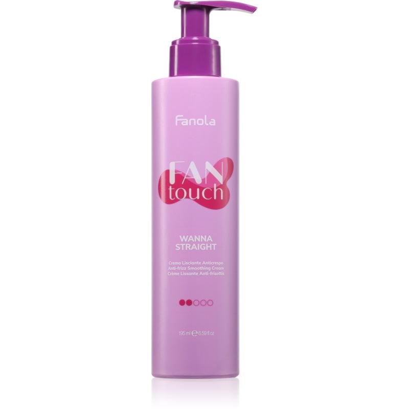 Fanola FAN touch Wanna Straight изглаждащ крем за коса против цъфтене
