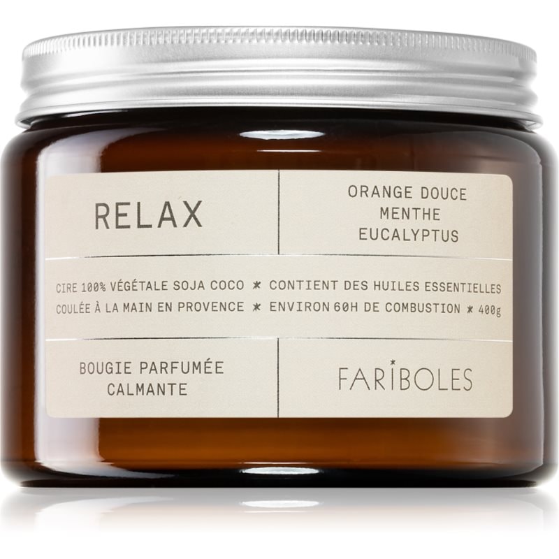 FARIBOLES Green Relax ароматна свещ 400 гр. - Аромат - Сравни цени от 1 магазин с безплатна доставка