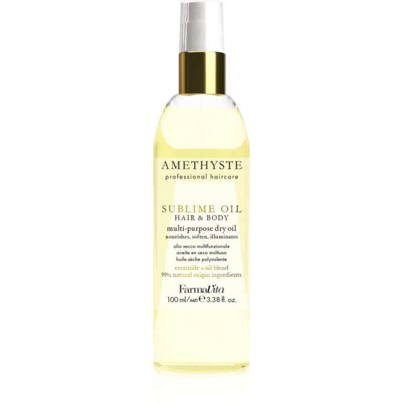 FarmaVita Amethyste Sublime Oil Многофункционално сухо масло за тяло и коса