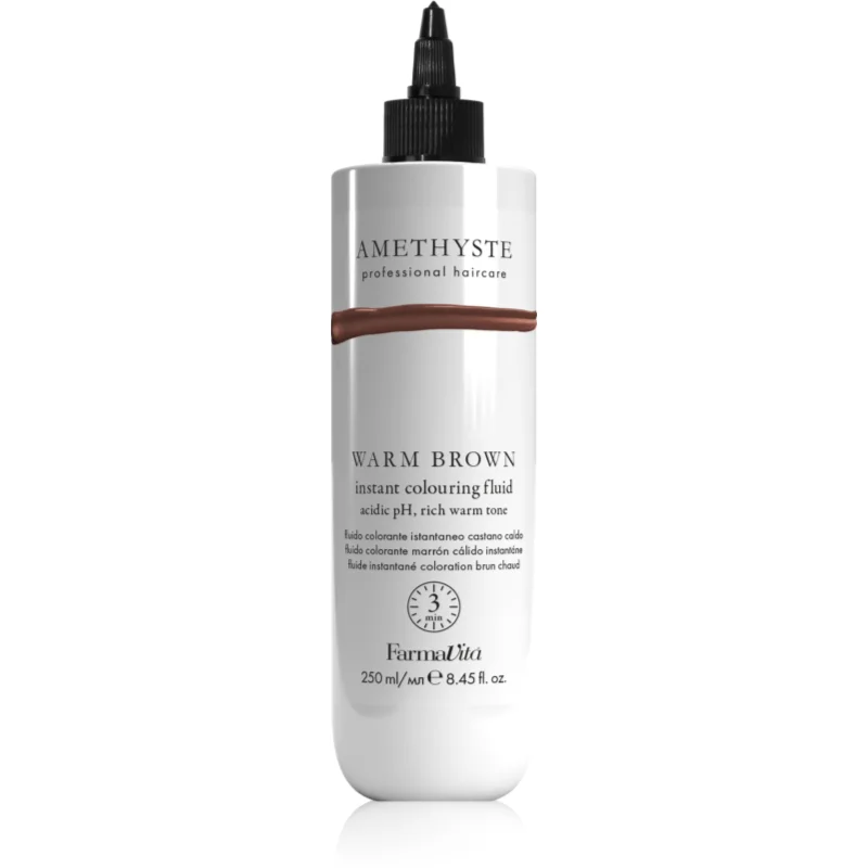 FarmaVita Amethyste Instant Colouring Fluid Възстановяваща цветна маска pro světle blond až středně hnědé vlasy