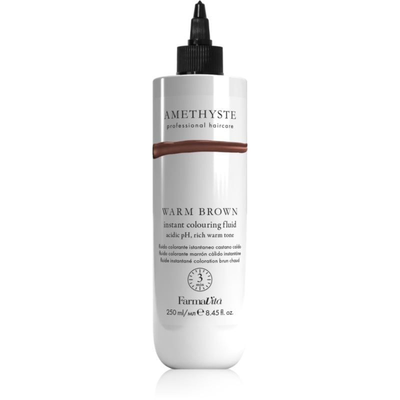 FarmaVita Amethyste Instant Colouring Fluid Възстановяваща цветна маска pro světle blond až středně hnědé vlasy