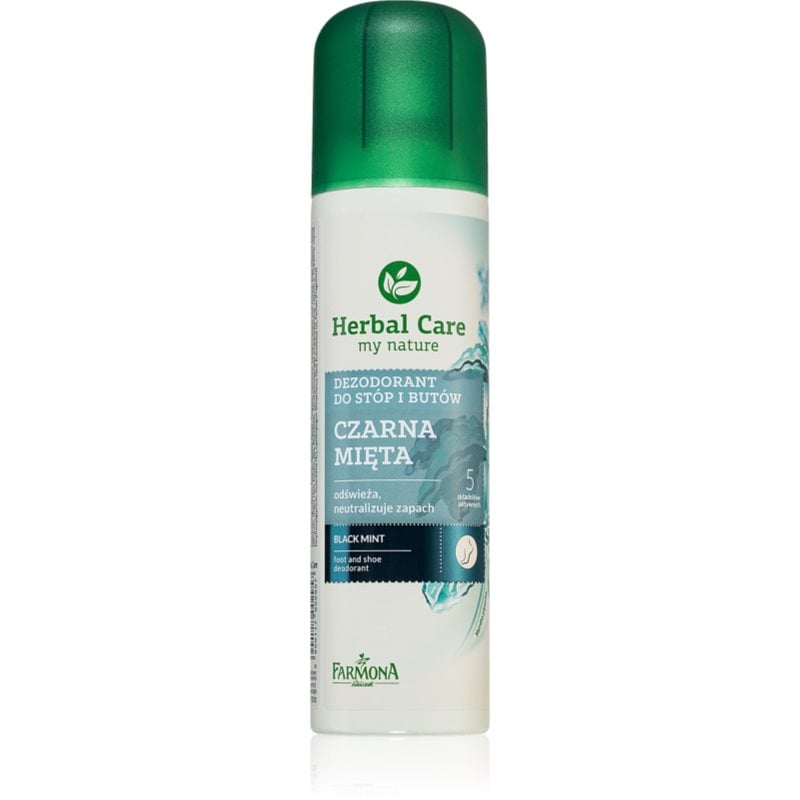Farmona Herbal Care Black Mint дезодорант в спрей за крака и обувки