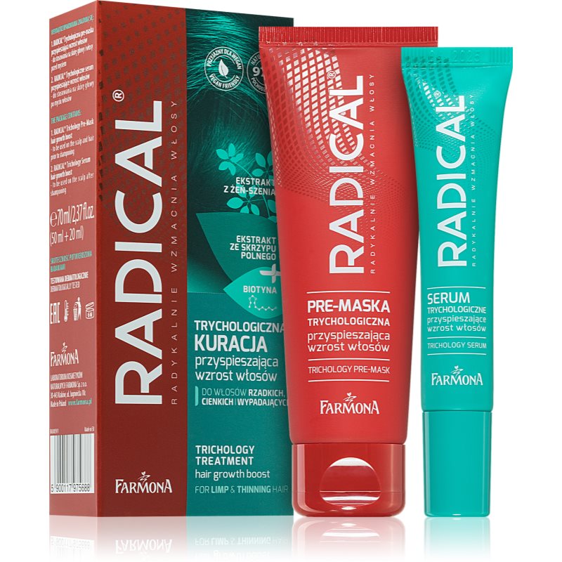 Farmona Radical Trichology дълко подхранваща грижа стимулиращ растежа на косата - Грижа за коса - Сравни цени от 1 магазин с безплатна доставка
