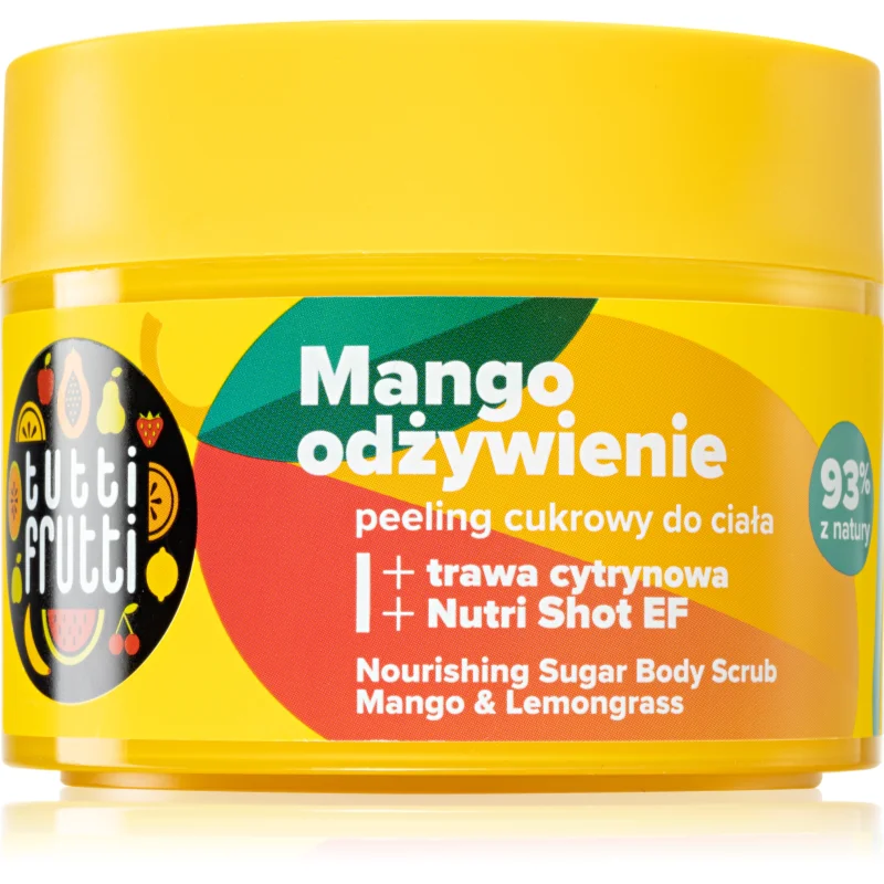 Farmona Tutti Frutti Tango Mango скраб със захар за нежно почистване и подхранване на кожата Mango & Lemongrass - Грижа за тяло - Сравни цени от 1 магазин с безплатна доставка