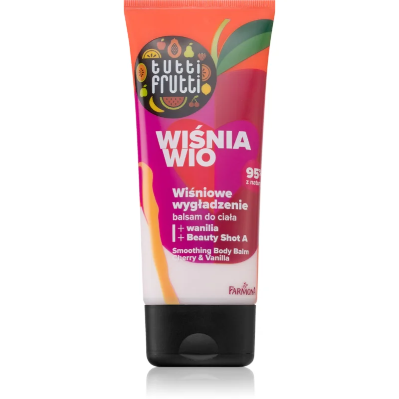 Farmona Tutti Frutti Cherry & Vanilla изглаждащо мляко за тяло - Грижа за тяло - Сравни цени от 1 магазин с безплатна доставка
