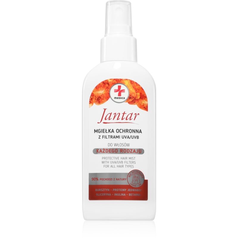 Ideepharm Jantar Medica мъгла за изглаждане и лесно оформяне на косата с UVA и UVB филтри - Грижа за коса - Сравни цени от 1 магазин с безплатна доставка