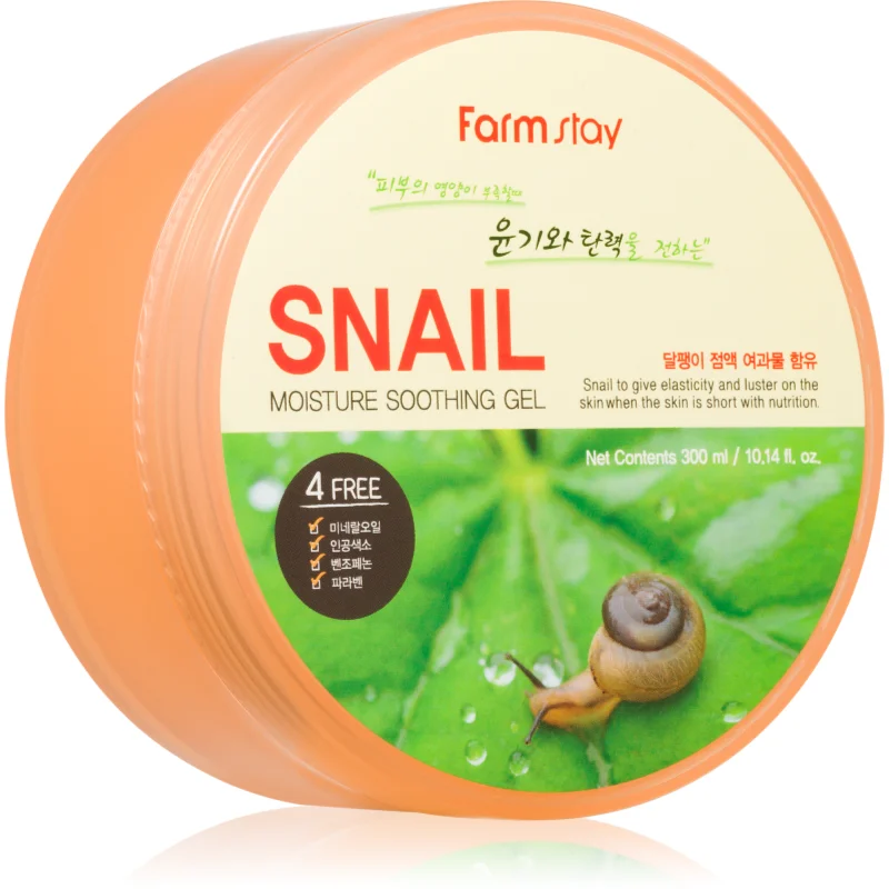 Farmstay Snail успокояващ гел за лице и тяло - Грижа за лице - Сравни цени от 1 магазин с безплатна доставка