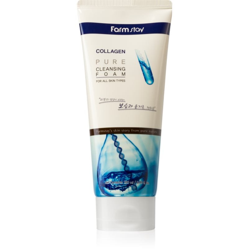 Farmstay Collagen почистваща пяна за лице