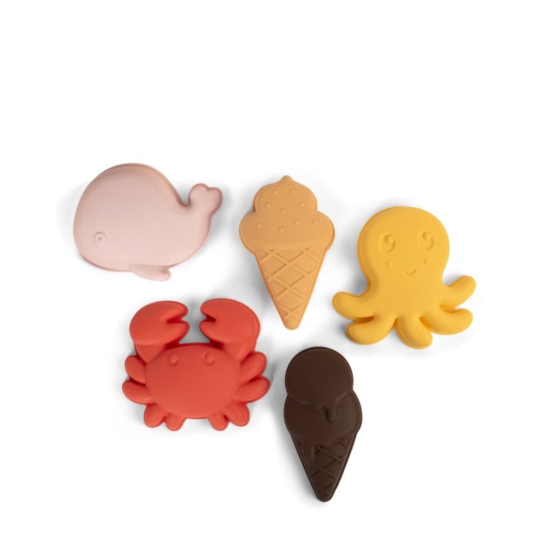 FILIBABBA Silicone Sand Toys Peach Mix играчка за вода