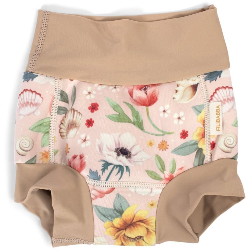 FILIBABBA Baby Swim Pants Ocean Blossom пелени бански, които се перат 2-3 years