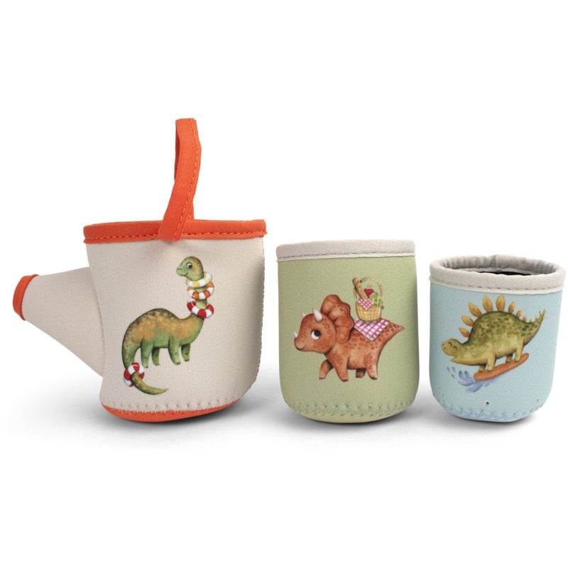 FILIBABBA Neoprene Bath Toys Dino Activity Cups играчка за вода 6m+