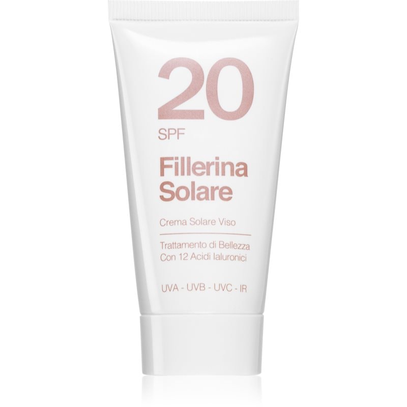 Fillerina Fillerina Sun Beauty Face Sun Cream слънцезащитен крем за лице SPF 20 - Унисекс парфюм 50мл - Сравни цени от 1 магазин с безплатна доставка