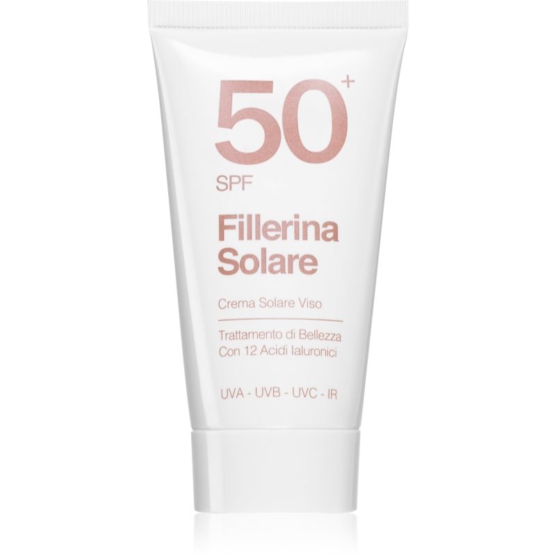Fillerina Fillerina Sun Beauty Crema Solare Viso слънцезащитен крем за лице SPF 50 - Унисекс парфюм 50мл - Сравни цени от 1 магазин с безплатна доставка