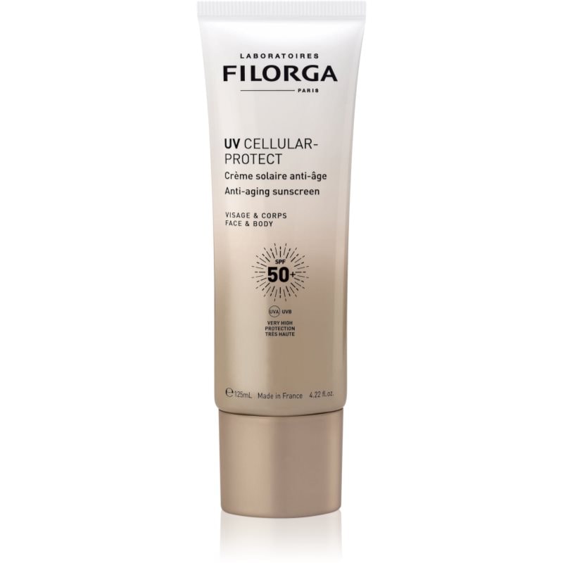 FILORGA UV CELLULAR-PROTECT FACE & BODY слънцезащитен крем за лице и тяло SPF 50+ - Грижа за тяло - Сравни цени от 1 магазин с безплатна доставка