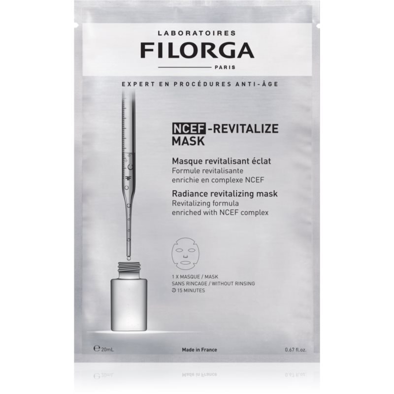 FILORGA NCEF -REVITALIZE SHEET MASK ревитализираща маска за озаряване на лицето - Грижа за лице - Сравни цени от 1 магазин с безплатна доставка