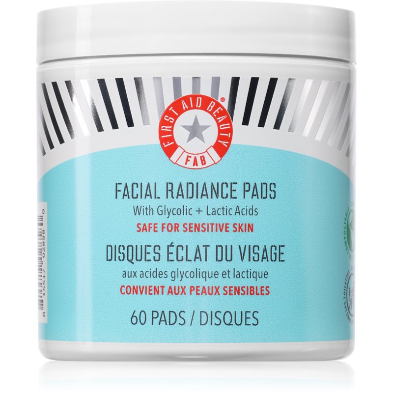 First Aid Beauty Facial Radiance Pads ексфолиращи възглавнички за освежаване и изглаждане на кожата - Грижа за лице - Сравни цени от 1 магазин с безплатна доставка