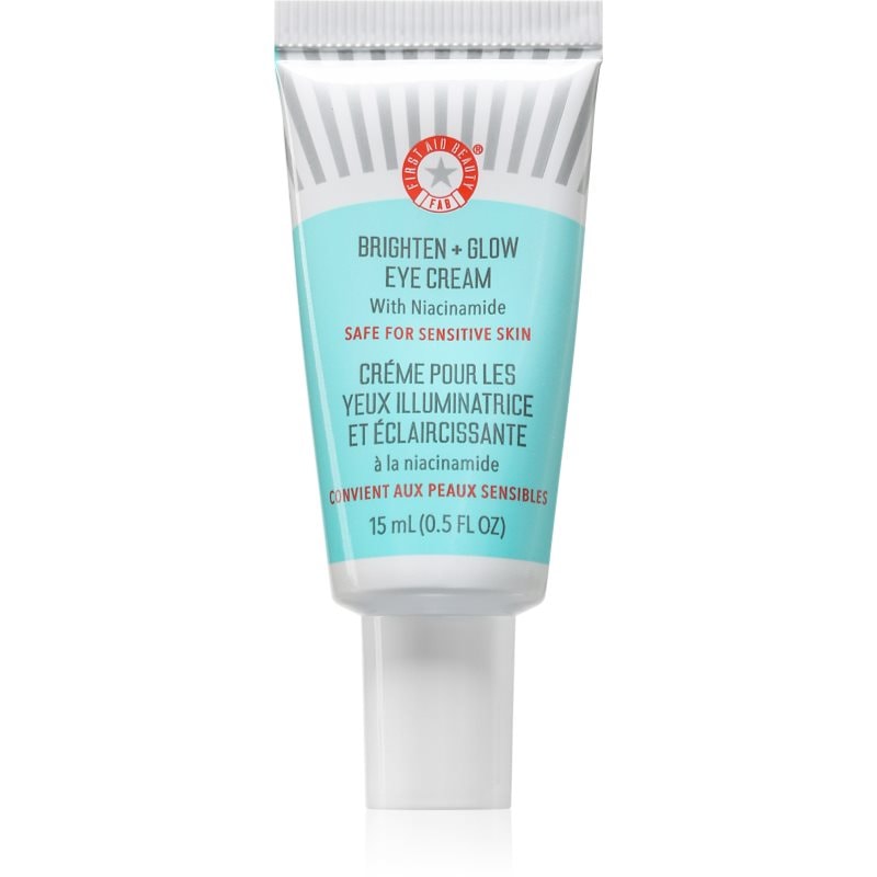 First Aid Beauty Brighten + Glow нежен очен крем с ниацинамид - Грижа за лице - Сравни цени от 1 магазин с безплатна доставка