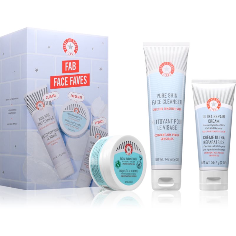 First Aid Beauty FAB Face Faves комплект за грижа за лицето - Комплект - Сравни цени от 1 магазин с безплатна доставка