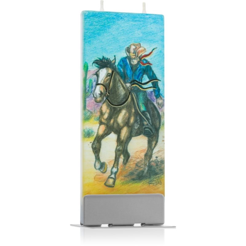 Flatyz Nature Cowboy On Horse свещ 6x15 см - Аромат - Сравни цени от 1 магазин с безплатна доставка